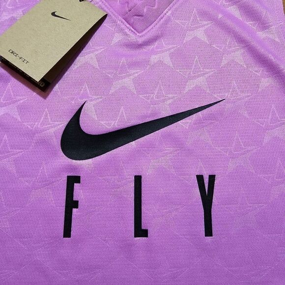 Nike Fly Star Retro Basketball Jersey 90s Standard Issue Lilac Purple Medium M - Picture 4 of 12